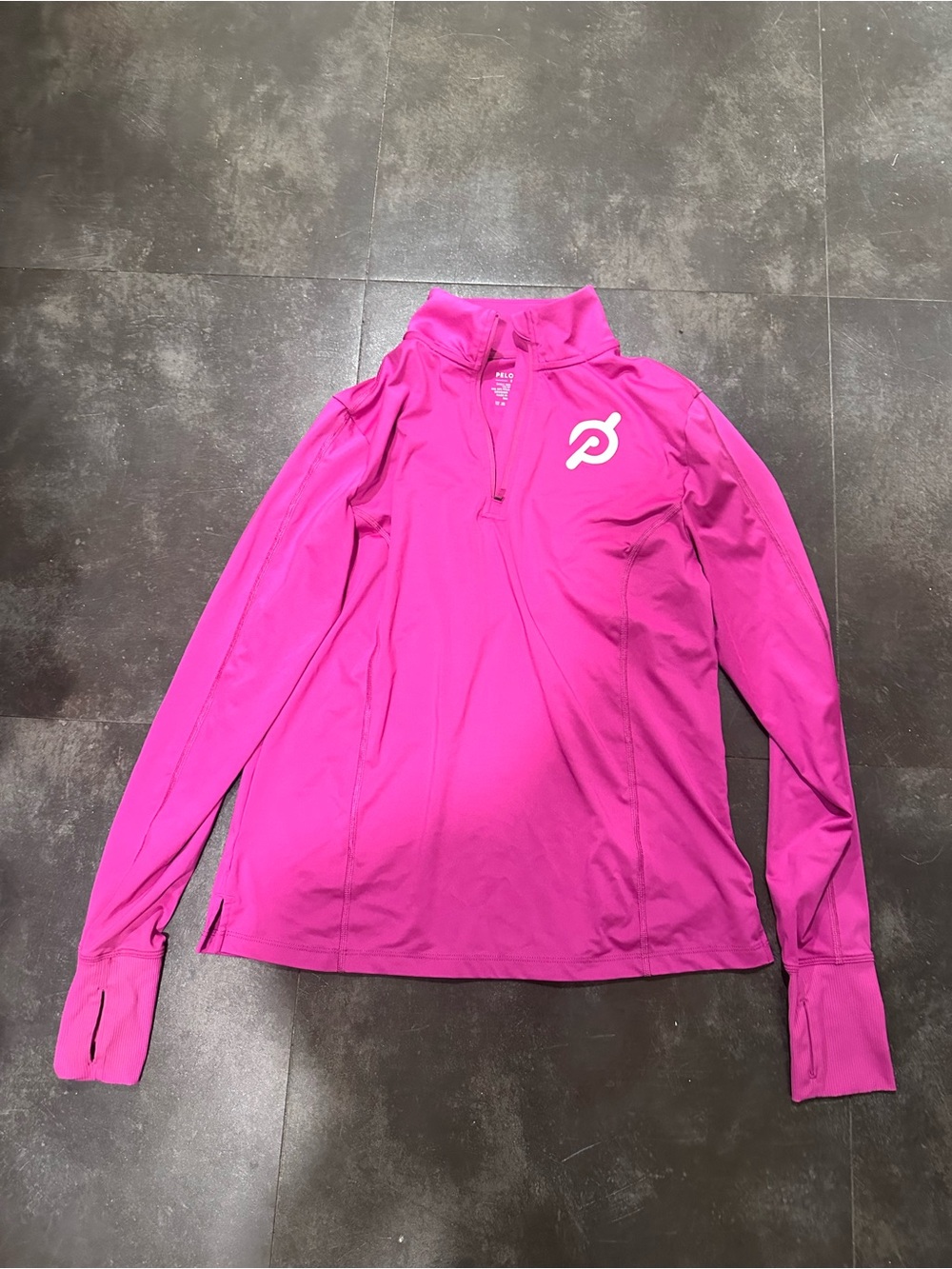 Peloton Women’s Fuchsia Long-Sleeve Quarter-Zip Pullover